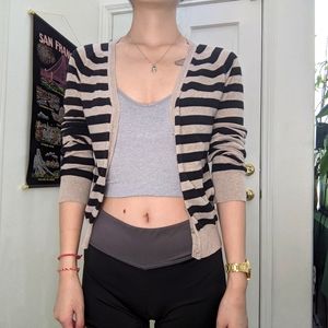 Striped cardigan